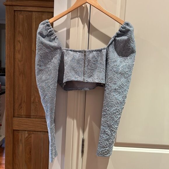 NWT naked wardrobe the statement lace crop top small - Picture 6 of 8